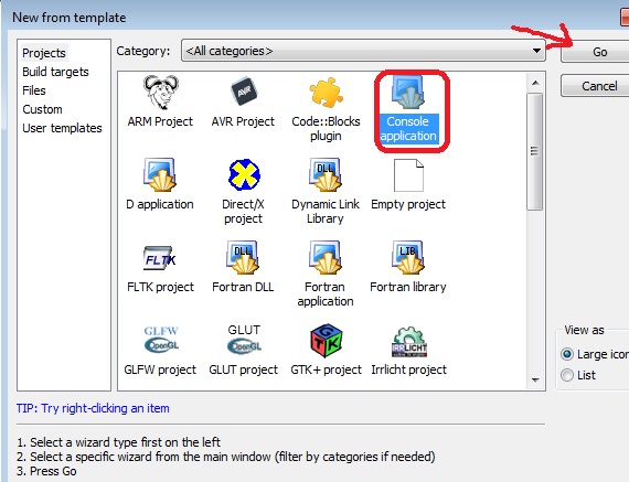 kako se kreira konzolna aplikacija