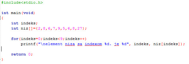 slika programskog koda