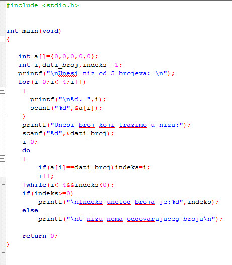 slika na kojoj je kod