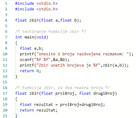 slika programskog koda