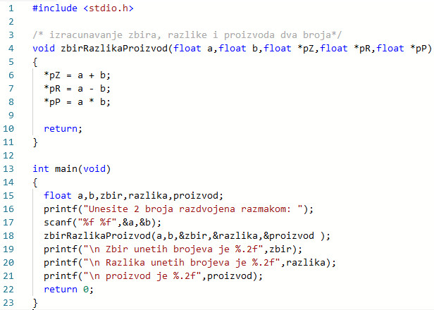 slika programskog koda
